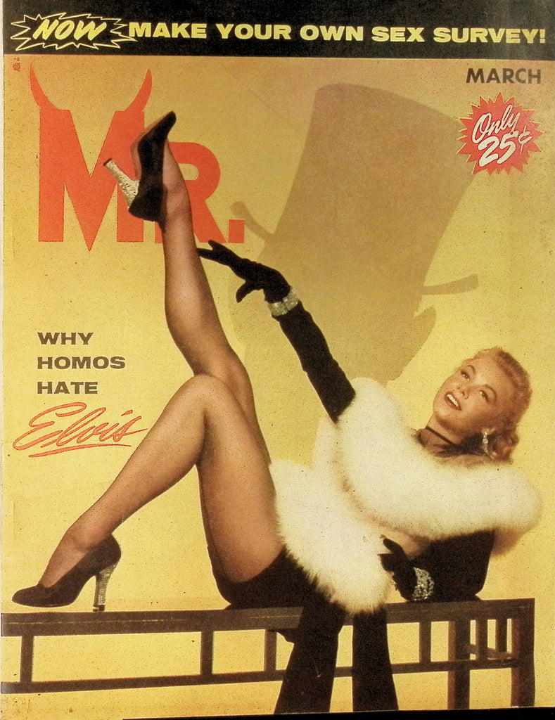 Mr. Magazine March 1957 Vicki Palmer Operation Pinup Hate Elvis Eartha Kitt 101025AMP