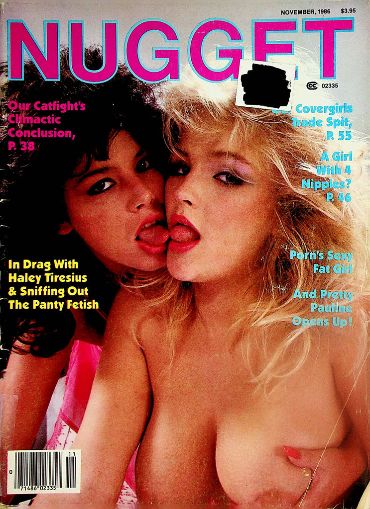 Nugget Magazine Cover Girls Lisa & Pamela  November 1986      012924lm-p