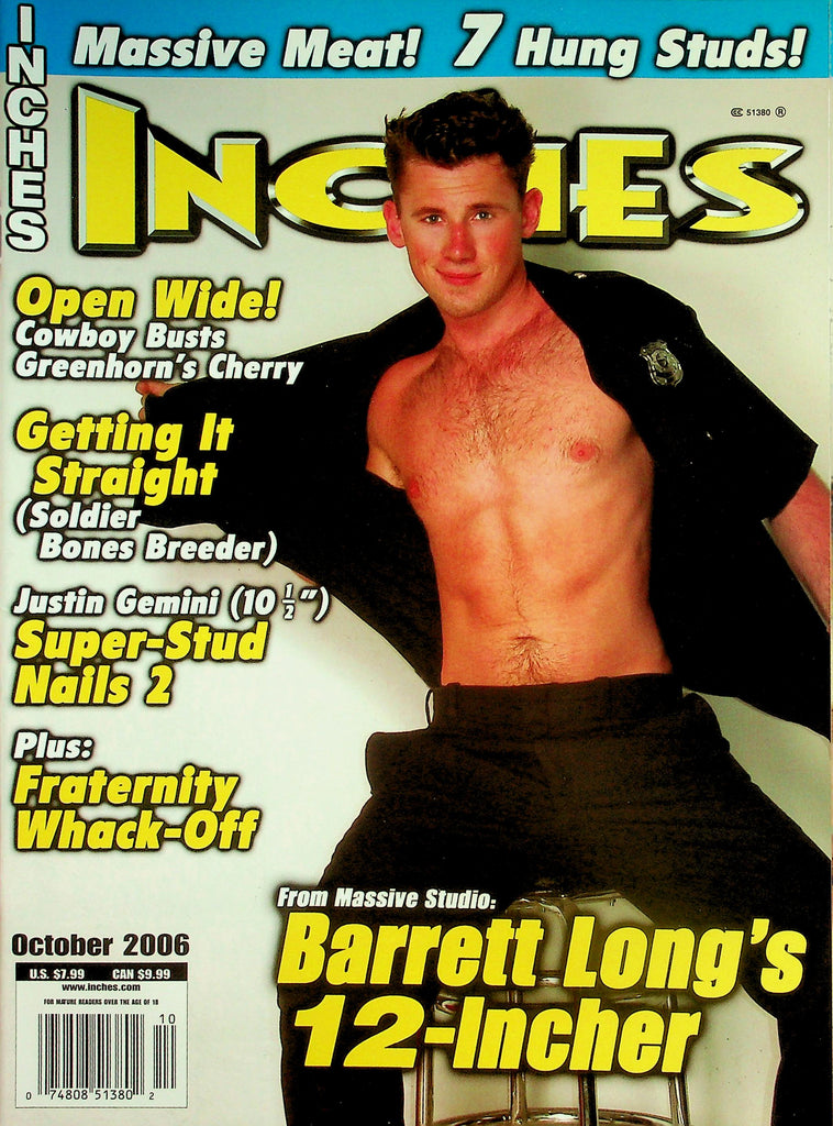 Inches Gay Magazine  Barrett Long's 12-Incher  October 2006    031826lmp