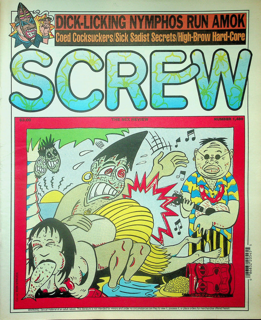 Screw Newspaper  Dick-Licking Nymphos / Coed Cocksuckers  #1460   July 14,  1997    010626lmp2