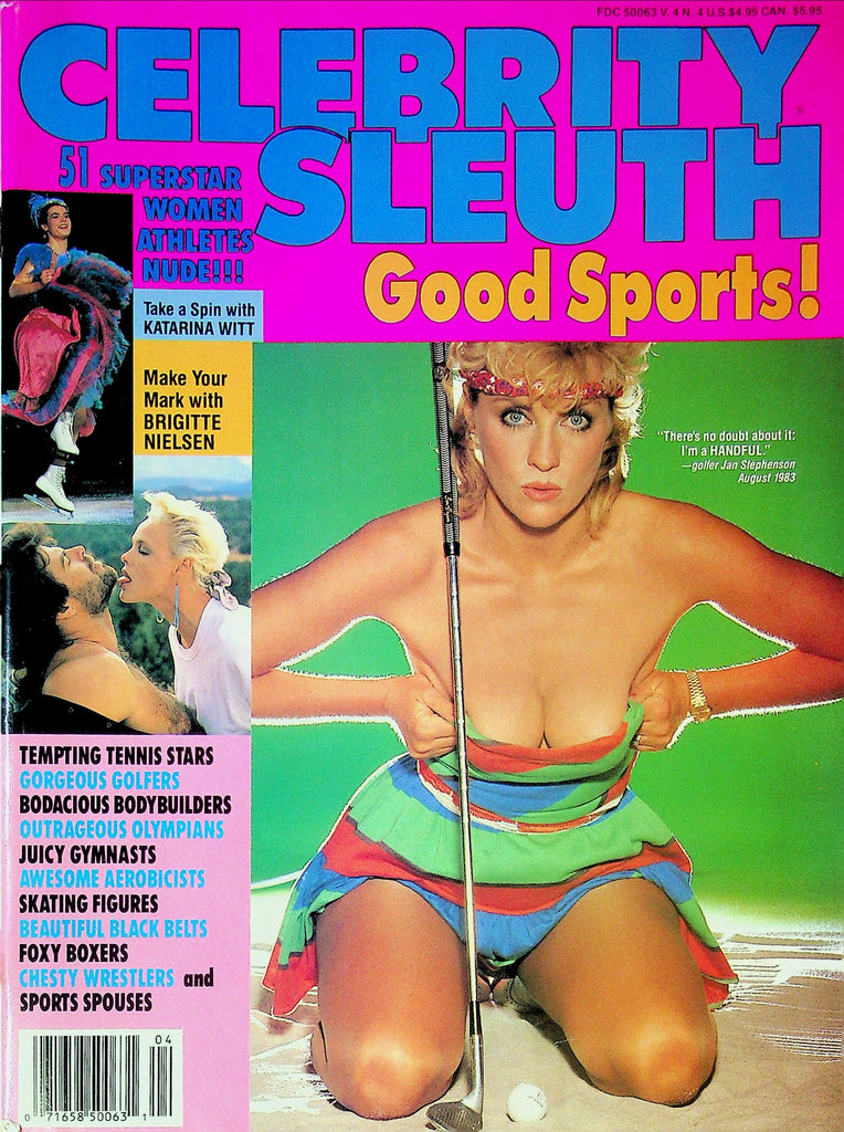 Celebrity Sleuth Magazine "Good Sports" Ft. Jan Stephenson Vol.4 No.4 061225RP-