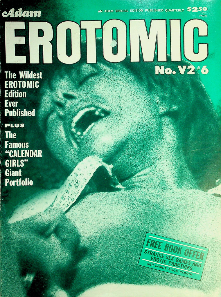 Adam Erotomic Magazine  A Stripper Named Lucki Licket / with Calendar Girls Giant Portfolio  vol.2 #6 1975   062526lmp-GSC