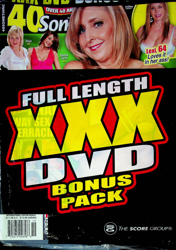 40 Something Magazine Lexi & Barbie Lynn November 2011 SEALED W/DVD 010524RP2