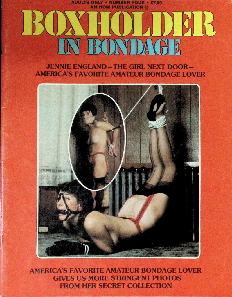 Boxholder in Bondage Magazine #4 1984 Jennie England, Bondage and S&M  102426LLP