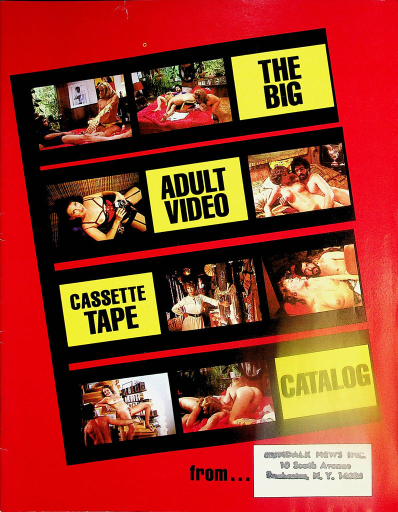 The Big Adult Video Cassette Tape Catalog  1970's    081624lm-p