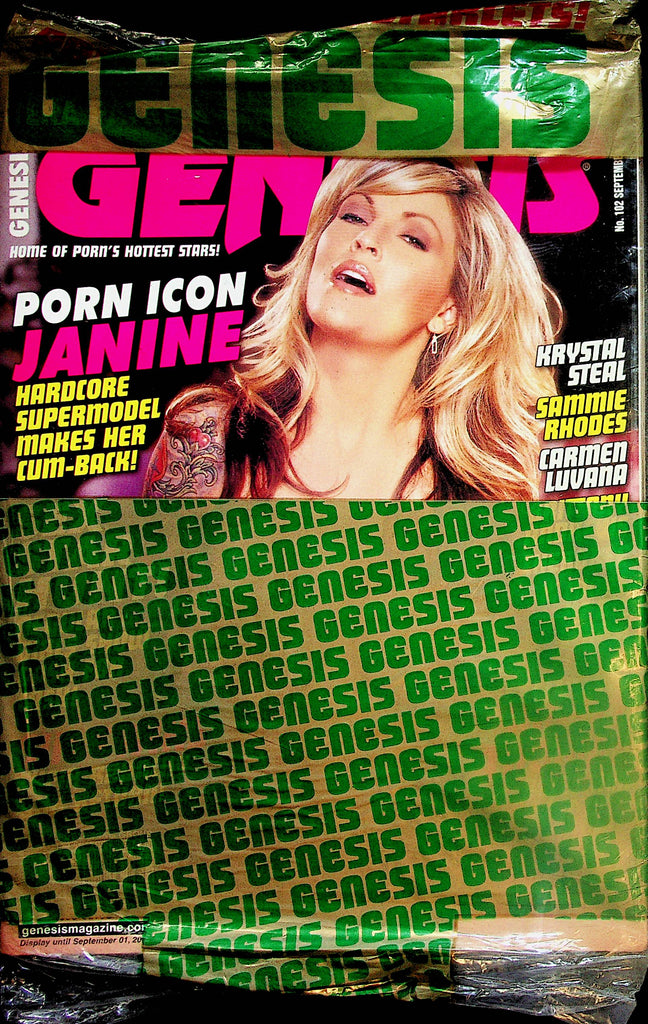 Genesis Magazine   Covergirl Porn Icon Janine  September 2005  New  091223lm-p