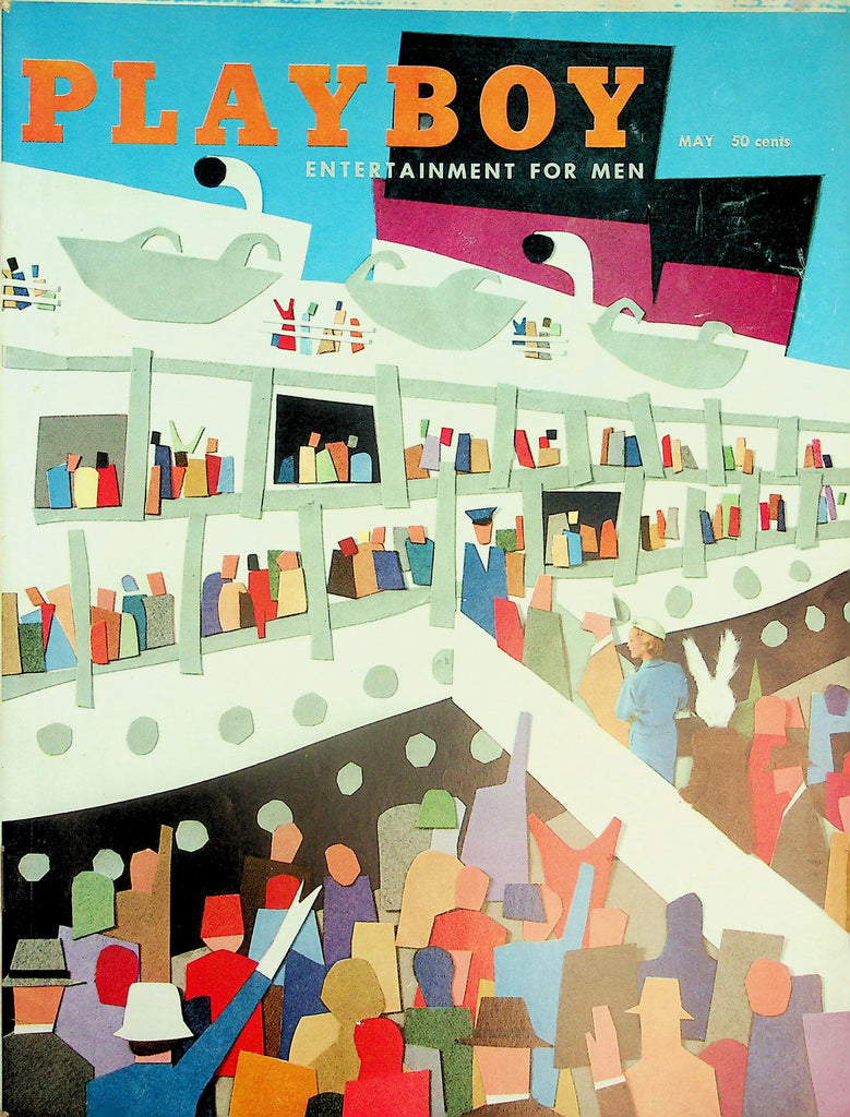 Playboy Magazine  Tina Louise & Julie Newman  May 1957   w/CF     011626lmp