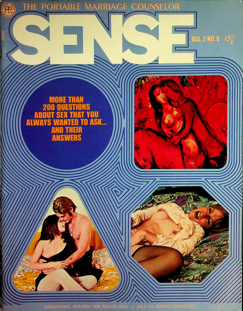 Sense The Portable Marriage Counselor Magazine vol.2 #6  1972  082226lmp-GSC