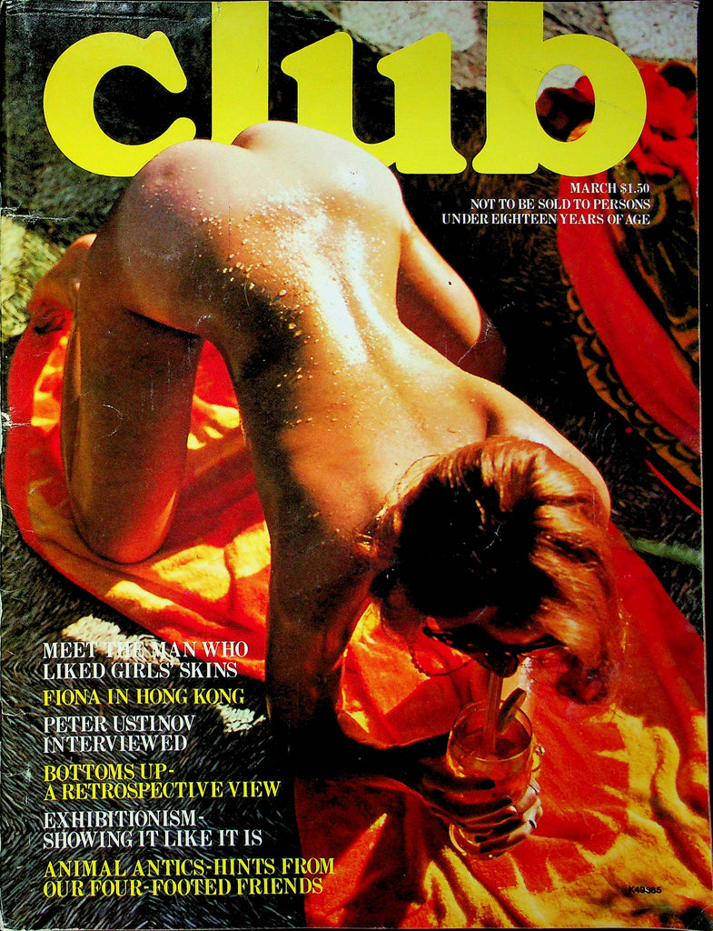 Club Magazine Fiona In Hong Kong March 1975 100423RP