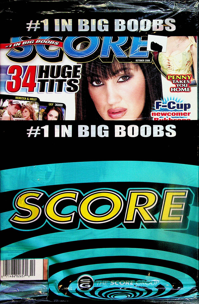 Score Busty Magazine  Covergirl Rukhsana  October 2006 new/sealed  041726AMP2-