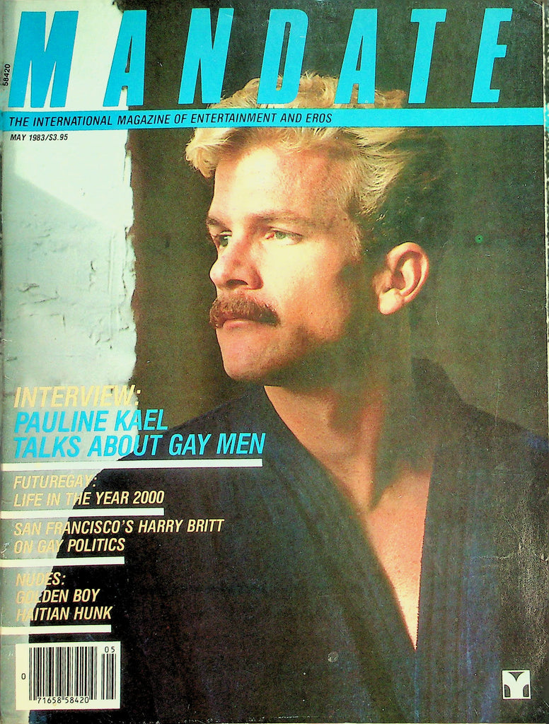 Mandate Gay Magazine   Cover/Centerfold Golden Boy  May 1983    100726lmp-GSC