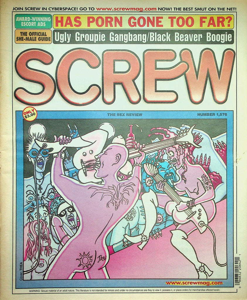 Screw Newspaper  Has Porn Gone Too Far? / Ugly Groupie Gangbang    #1576  March 17, 1999   010526lmp