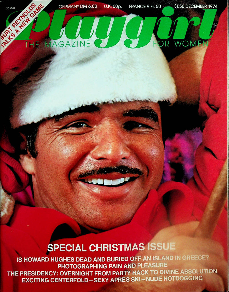 Playgirl Magazine  Burt Reynolds  December 1974  Special Christmas Issue     081625lm-p