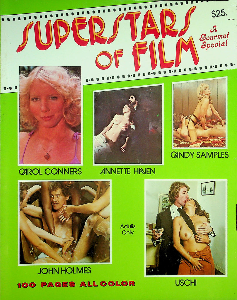 Superstars Of Film Magazine  Annette Haven, John Holmes, Serena, Uschi, Candy Samples  100 Pages!  #1 1980's Gourmet Special   082526lmp-GSC