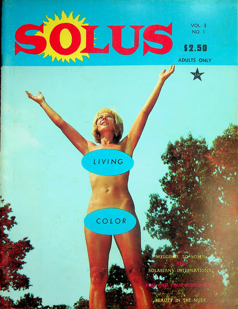 Solus Nudist Magazine  Beauty In The Nude /  The Housewives' Tone-Up  vol.3 #1  1966    070426lmp-GSC