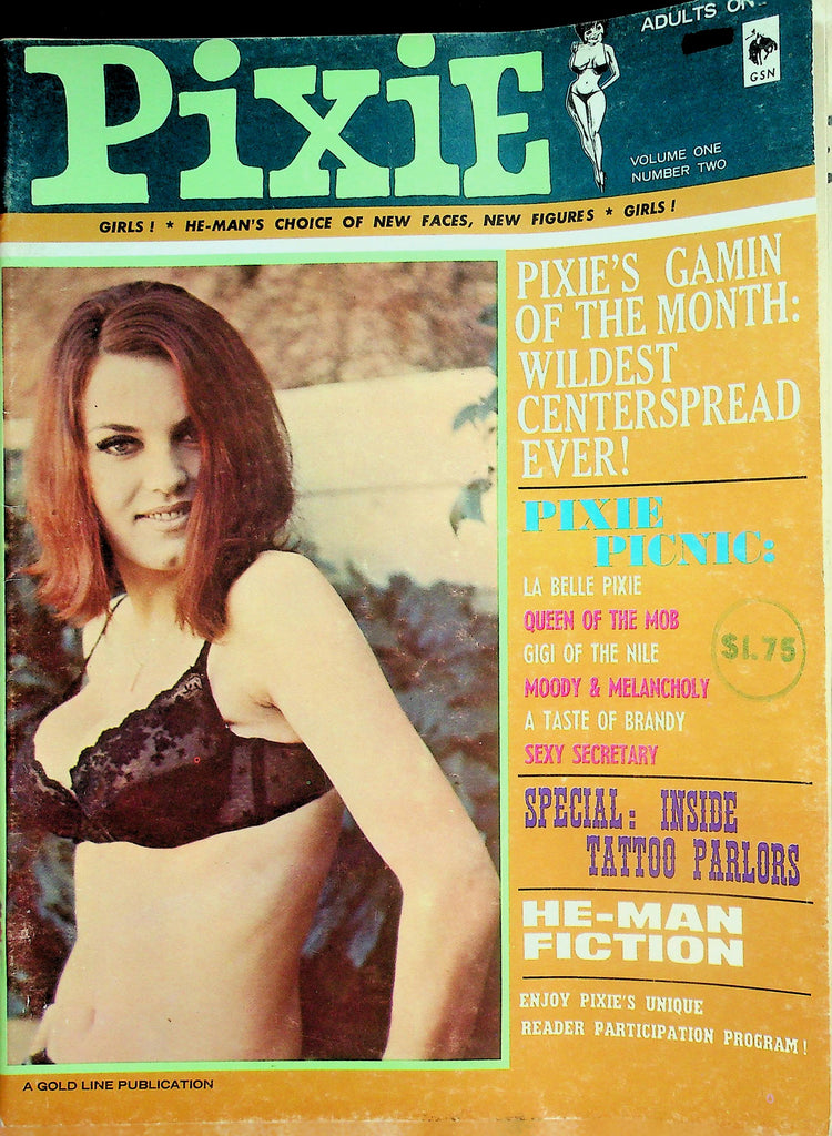 Pixie Magazine  Gigi Of The Nile Centerfold  vol.1 #2  April 1966   050426lmp