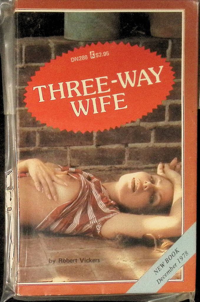 Three-Way Wife by Robert Vickers DN286 1978 Greenleaf Classics Adult Paperback Novel -120324AMP