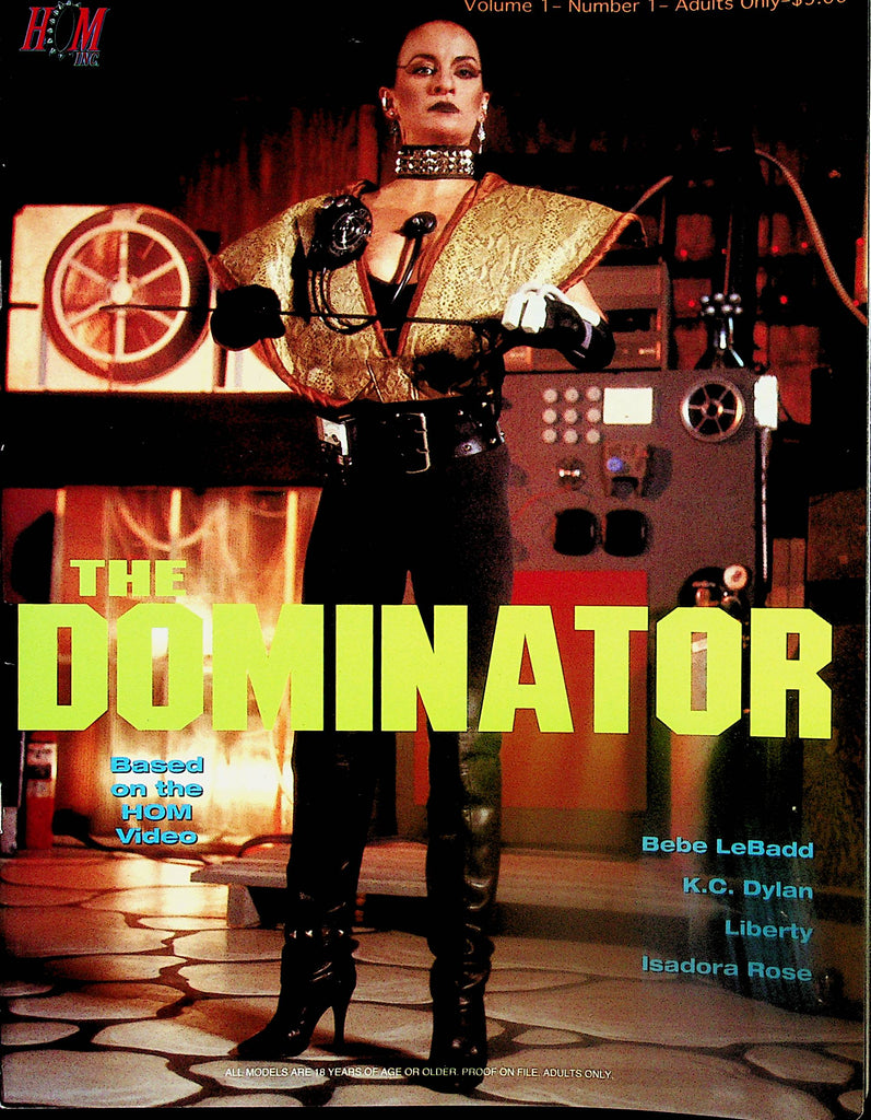 The Dominator Fetish Magazine   Bebe LeBadd / Isadora Rose  vol.1 #1  1996 by HOM  111424lm-p