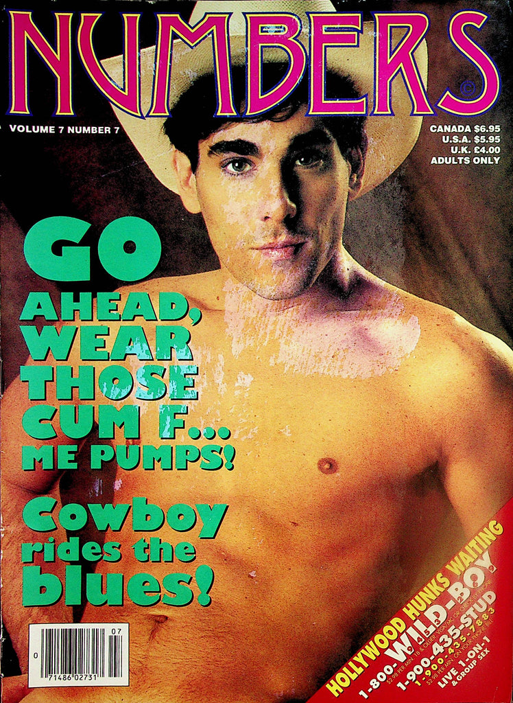 Numbers Gay Magazine  Cover Guy Storm  vol.7 #7  1995   091823lm-p2