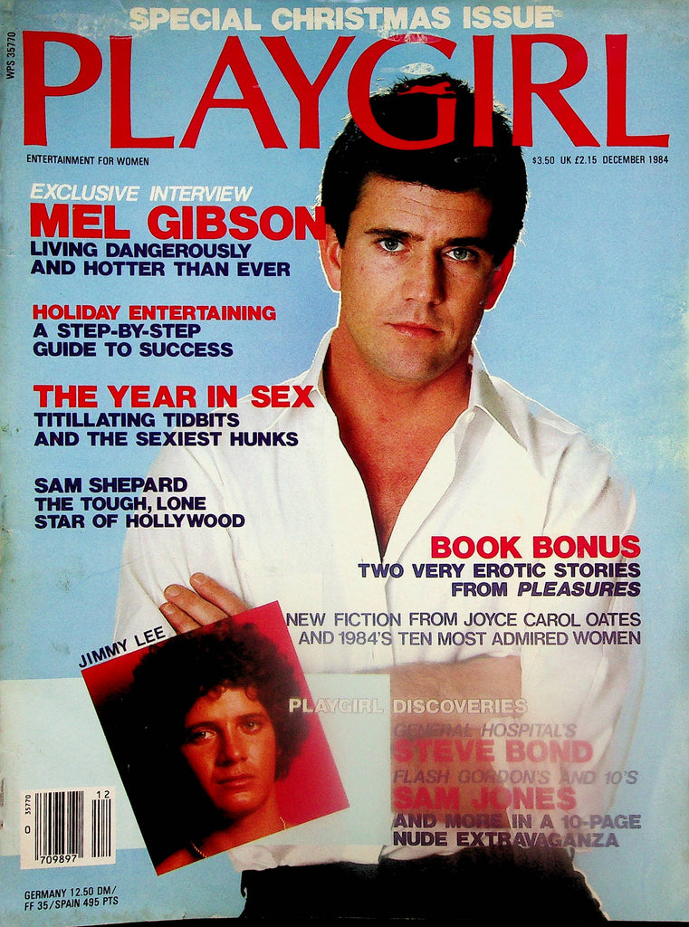 Playgirl Magazine Mel Gibson Interview December 1984 Special Christmas Issue  061225lm-p