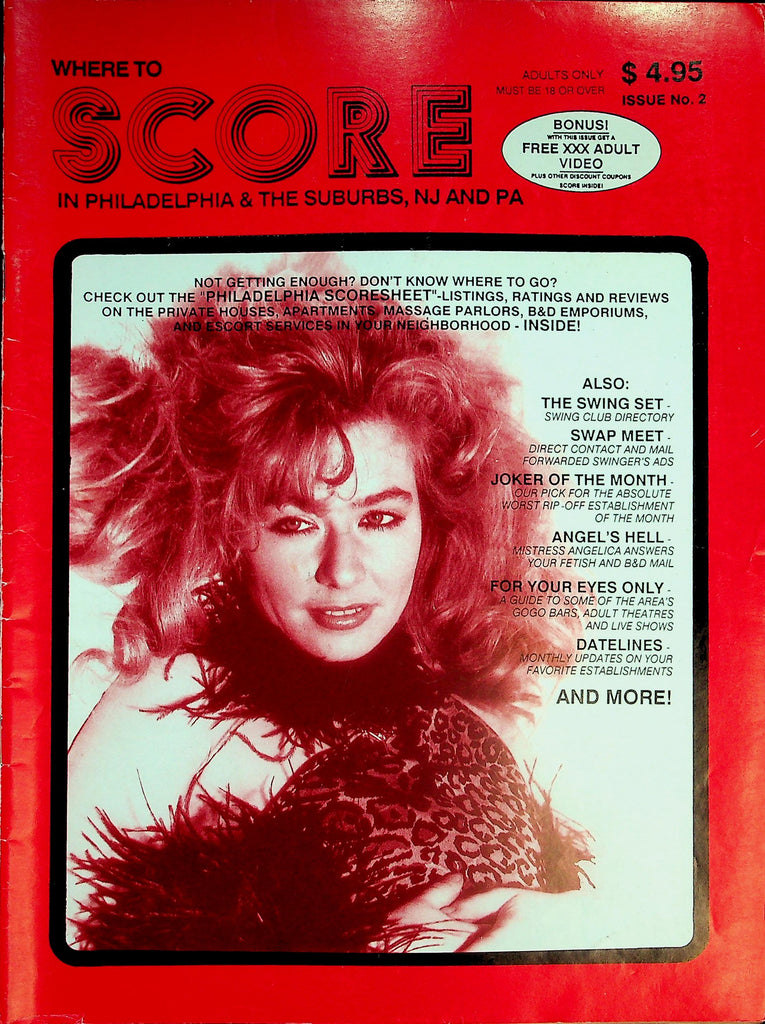 Where To Score Entertainment Guide  Philadelphia, NJ and PA  #2  1989  022326lmp
