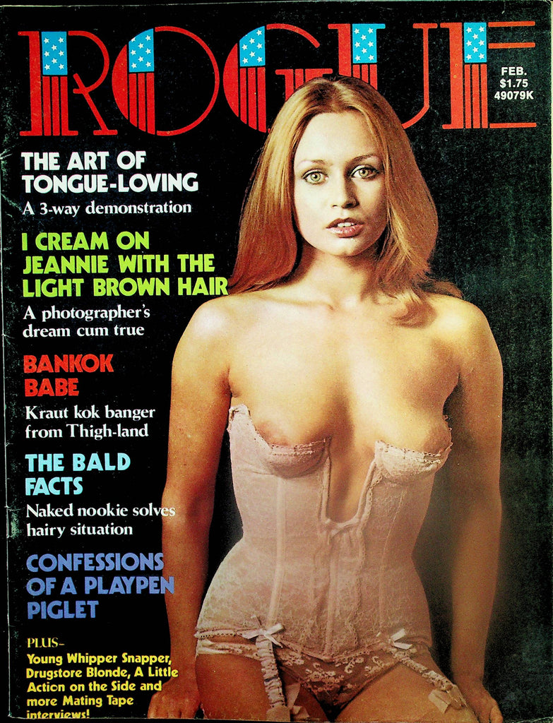 Rogue Vintage Magazine  The Art Of Tongue-Loving / I Cream On Jeannie  February 1977   092025lm-p