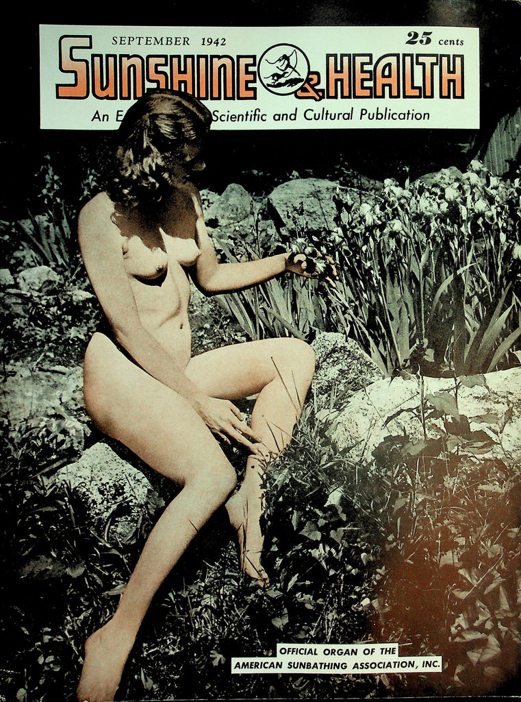 Sunshine & Health Nudist Magazine  Nudism In Art And Photography  September 1942     040826lmp