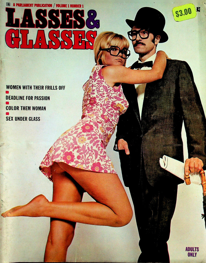 Lasses & Glasses Magazine   Color Them Woman / Sex Under Glass  vol.1 #1  1968  Parliament    073126lmp-GSC