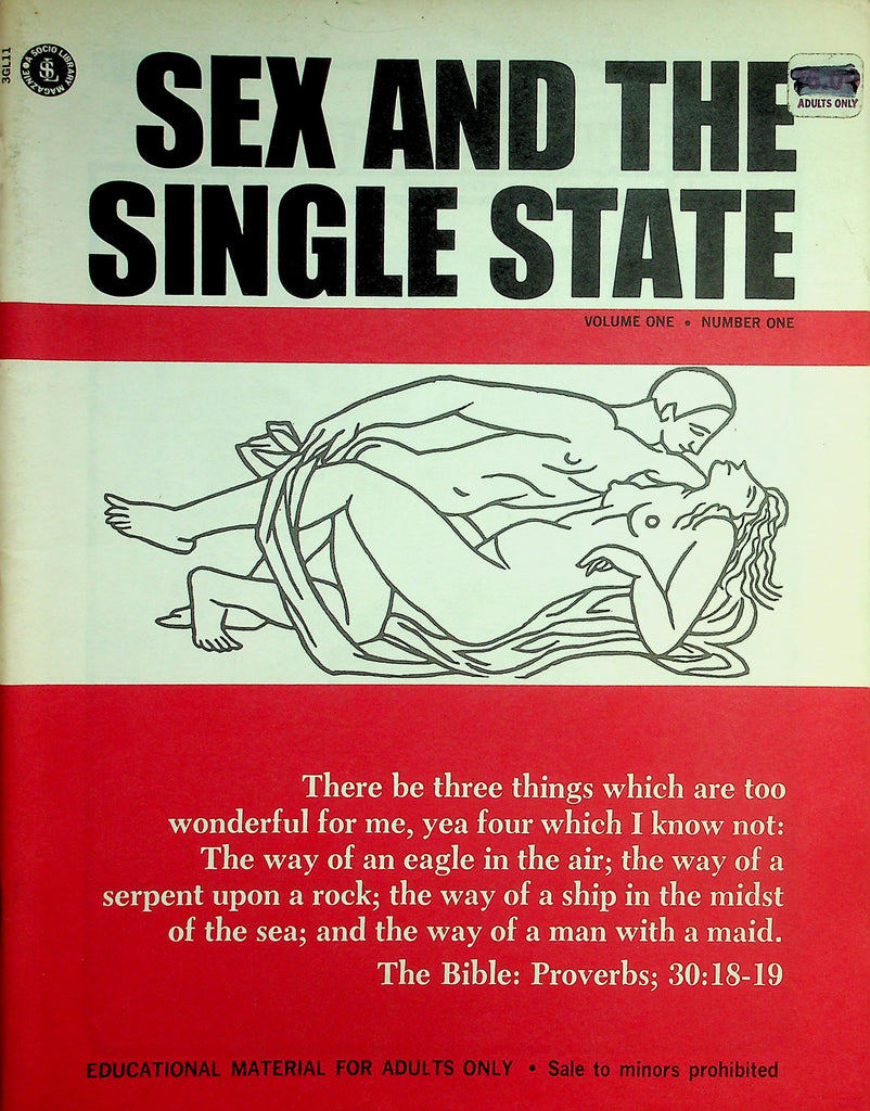 Sex And The Single State Magazine  The Unliberated Woman  vol.1 #1  1972    061326lmp-GSC