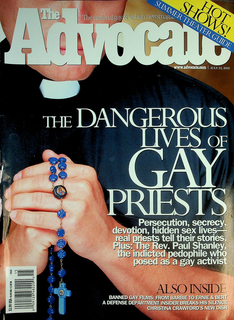 The Advocate Gay & Lesbian Magazine  The Dangerous Lives Of Gay Priests  July 23, 2002  041926lmp