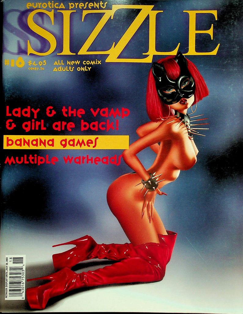 Sizzle Adult Comic Magazine   Lady & The Vamp & Girl Are Back!   #18  2003   by Eurotica     030326lmp
