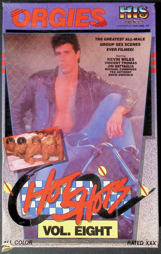 Orgies Hot Shots Vol. Eight His Video, A Division Of Vca Labs, Inc. Gay VHS 101624JKVHS3