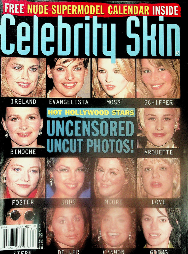 Celebrity Skin Magazine  Claudia Schiffer, Kathy Ireland & More!   #63  1997     121125lmp