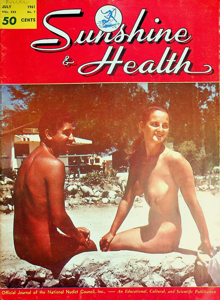 Sunshine & Health Nudist Magazine  A Thousand Questions  July 1961       032426lmp