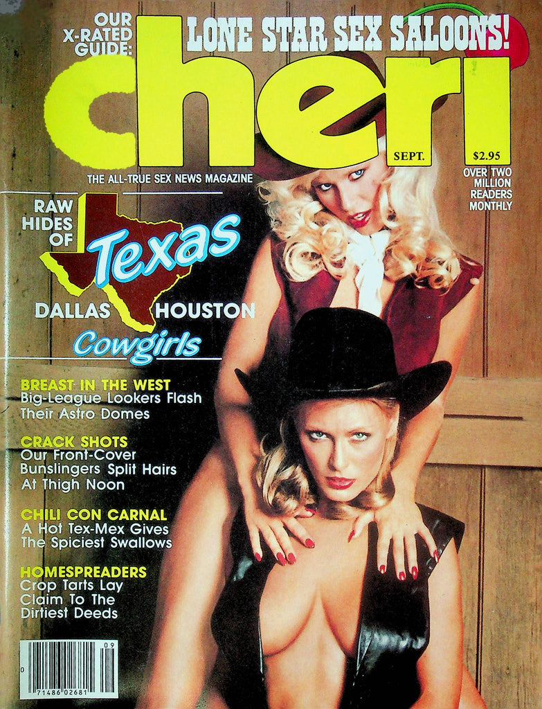 Cheri Adult Magazine Texas Cowgirls September 1982 060624RP