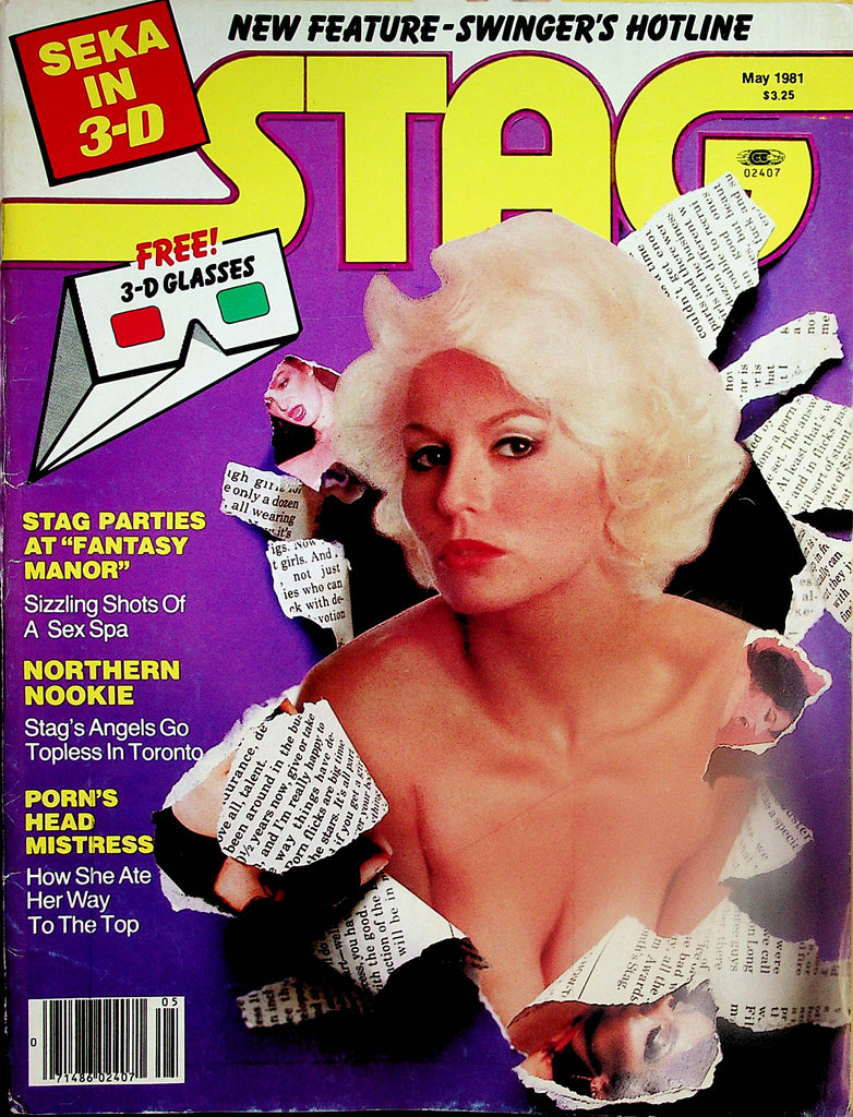 Stag Magazine  Seka / Hillary Summers  May 1981   042424lm-p