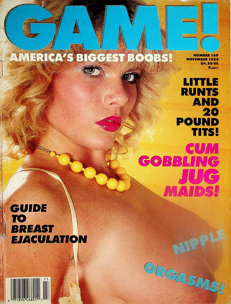 Game! Busty Magazine  Busty Belle / Covergirl Charlotte   November 1989     070824lm-p