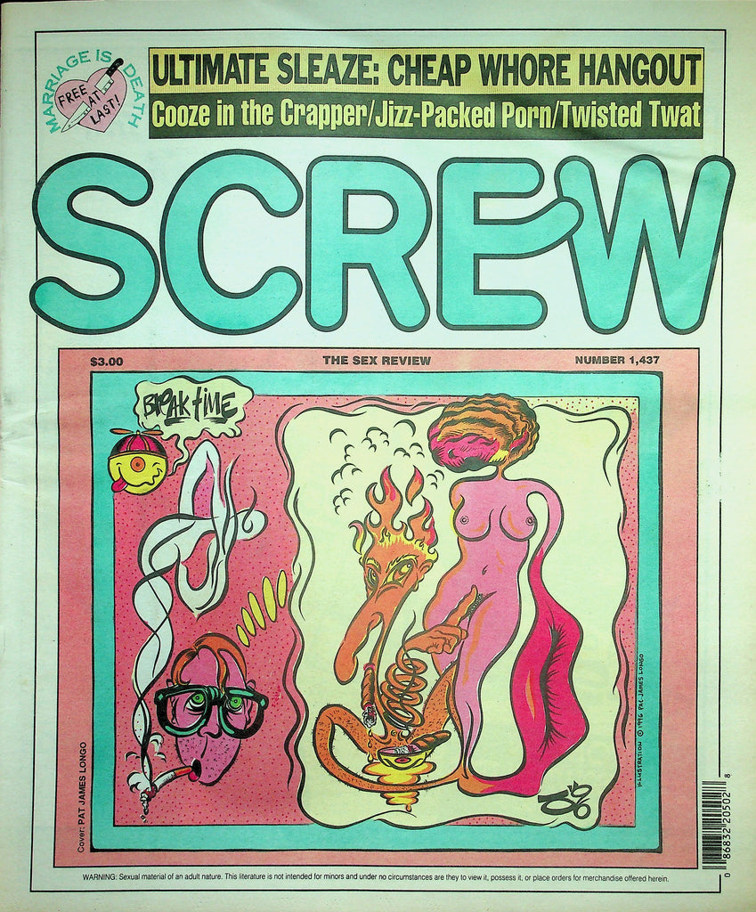 Screw Newspaper   Ultimate Sleaze     #1437  September 16, 1996    010626lmp2