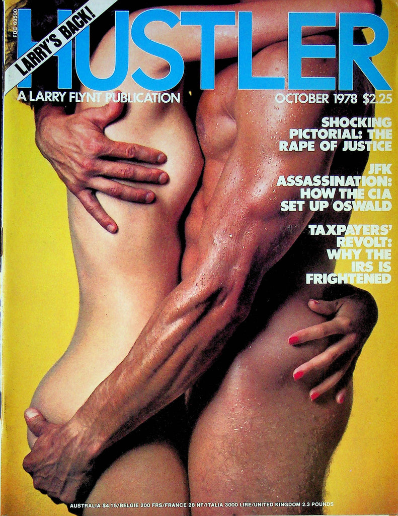 Hustler Magazine Parisian Nights & JFK Assassination October 1978 042224RP