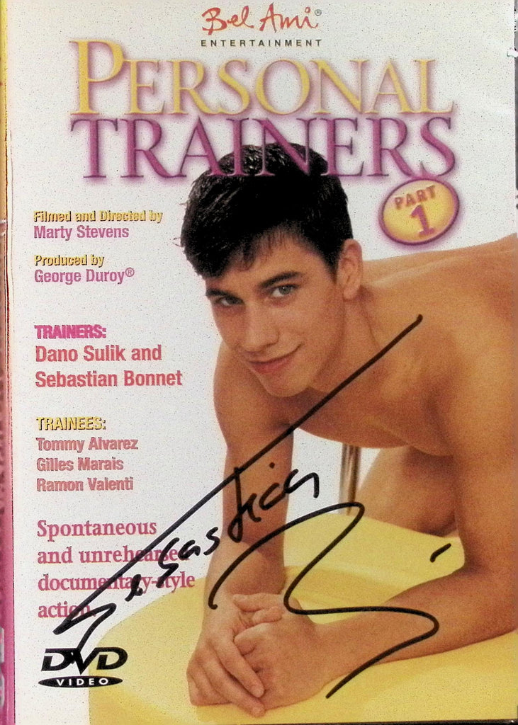 AUTOGRAPHED Sebastian Bonnet Personal Trainers Part 1 BelAmi DVD Gay Interest Collector's Item w/COA Starring Dano Sulik Tommy Alvarez 070726EJDVD2