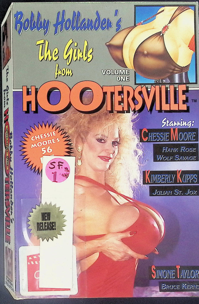 Bobby Hollander's The Girls from Hootersville Vol. 1 ft. Chessie Moore, Hank Rose, Wolf Savage Adult VHS 1993 Silver Foxx Productions 091725AKVHS