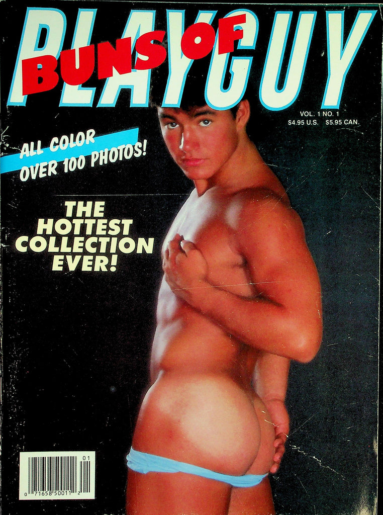 Buns Of Playguy Gay Magazine  Coverguy /Centerfold Andy  - Over 100 Photos! vol.1 #1 1986  102426lmp-GSC