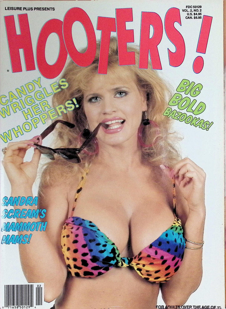 Hooters Magazine V2 N2 1992 Candy Wriggles her Whoppers  090526LLP