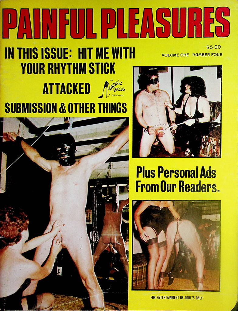 Painful Pleasures Fetish Magazine  Hit Me With Your Rhythm Stick  vol.1 #4 1980   Esoteric Press  052824lm-p2