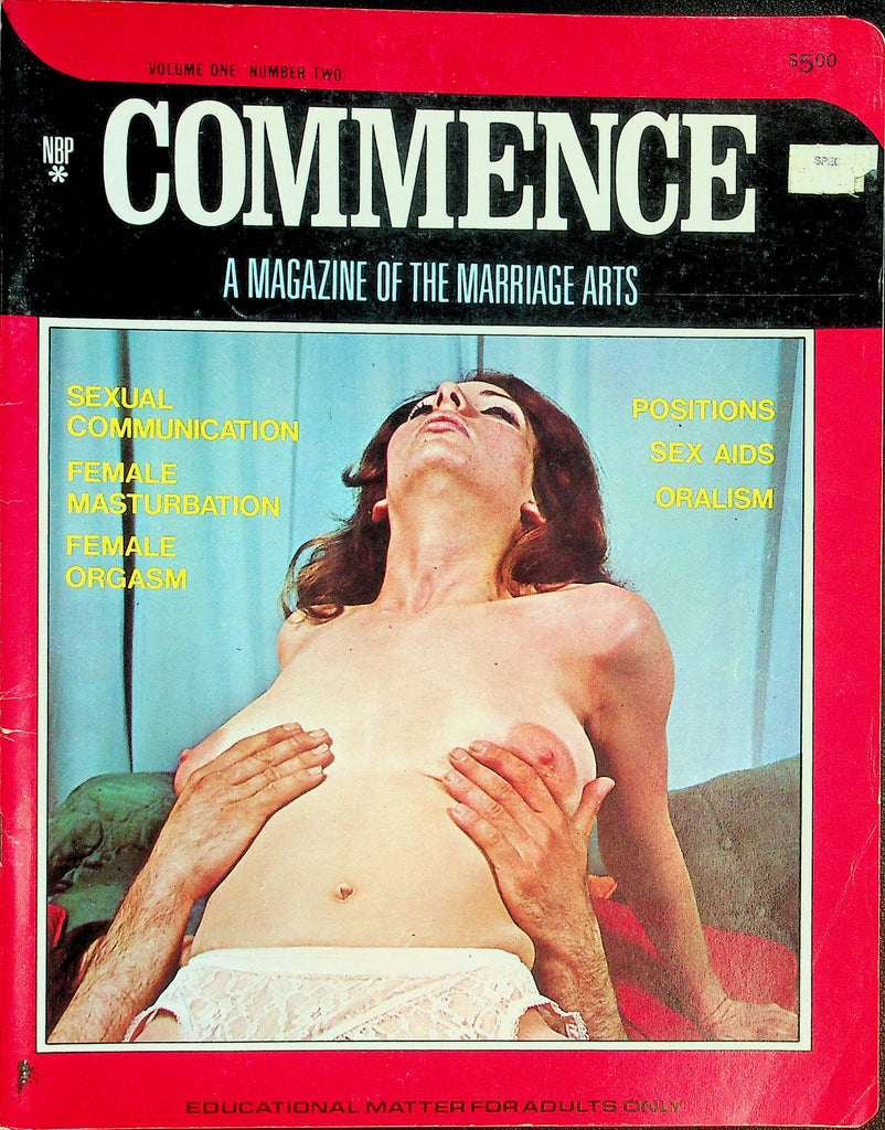 Commence Magazime  Female Masturbation & Orgasm, Positions, Sex Aids & Oralism  vol.1 #2 1970's     082026lmp-GSC