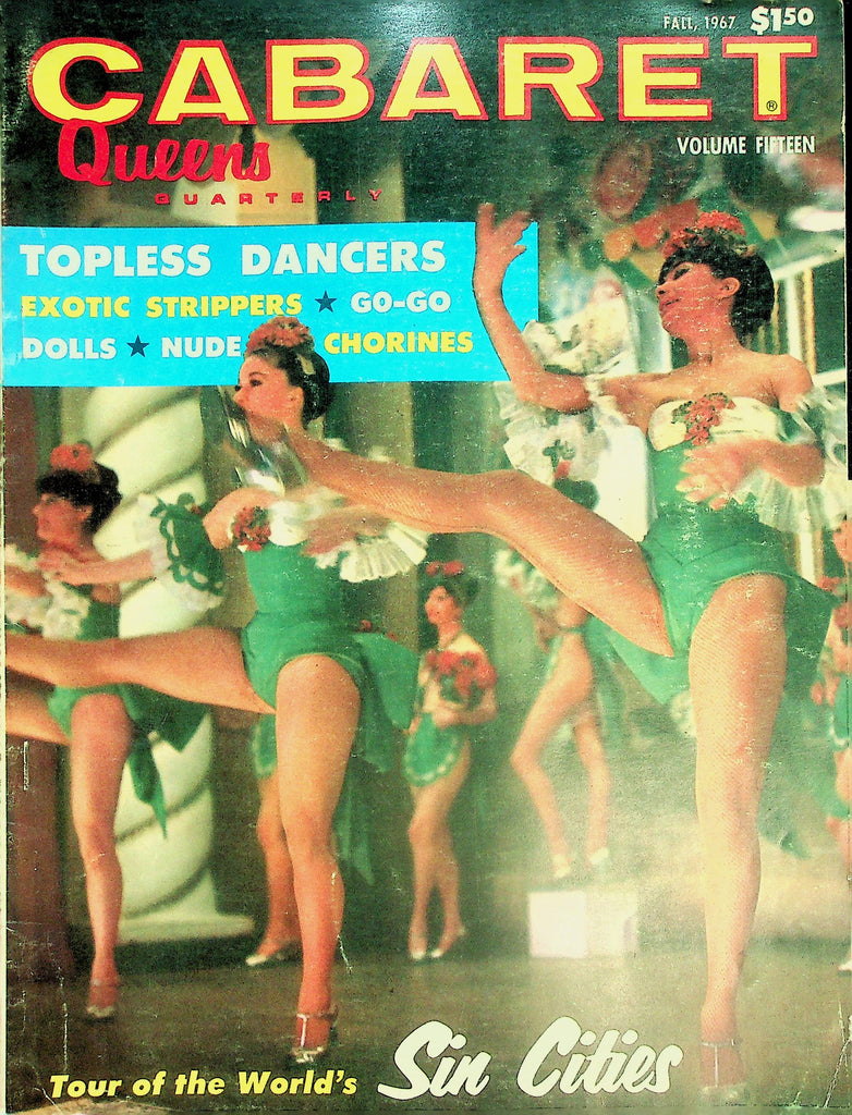 Cabaret Queens Quarterly Magazine  Topless Dancers, Exotic Strippers , Go-Go Dolls, Nudes   Fall 1967    020926lmp
