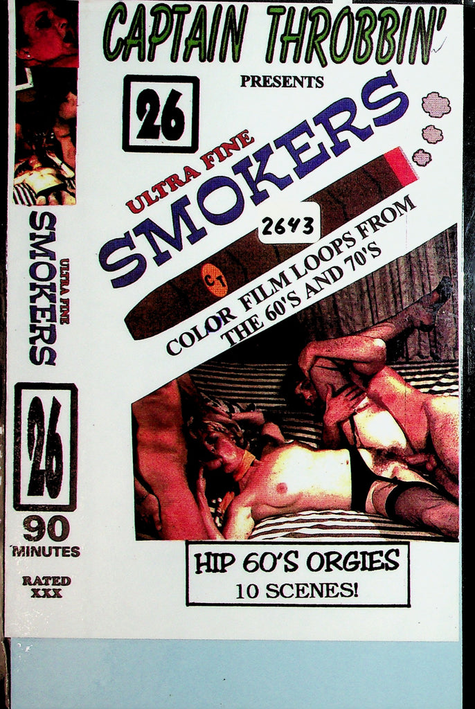Ultra Fine Smokers 26 Hip 60's Orgies Adult VHS Captain Throbbin' 051826NAVHS-4