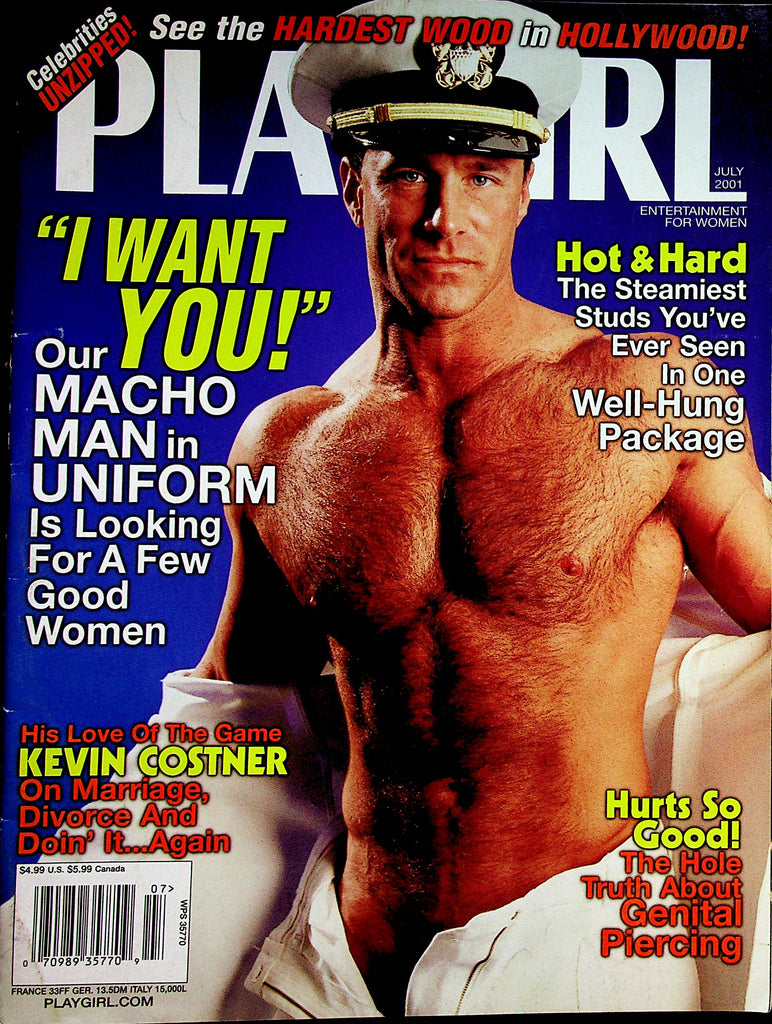 Playgirl Magazine   Pete, Our Macho Man In Uniform  July 2001   051323lm-p2