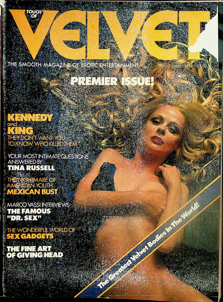 Velvet Magazine  Premier Issue  Tina Russell / Kennedy and King  September 1977  020624lm-p2