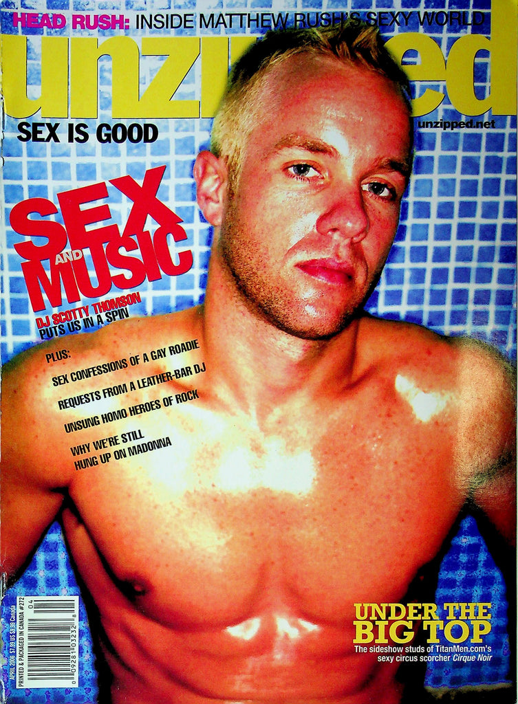 Unzipped Magazine Sex And Music DJ Scotty Thomson & Matthew Rush April 2006 090325RP-
